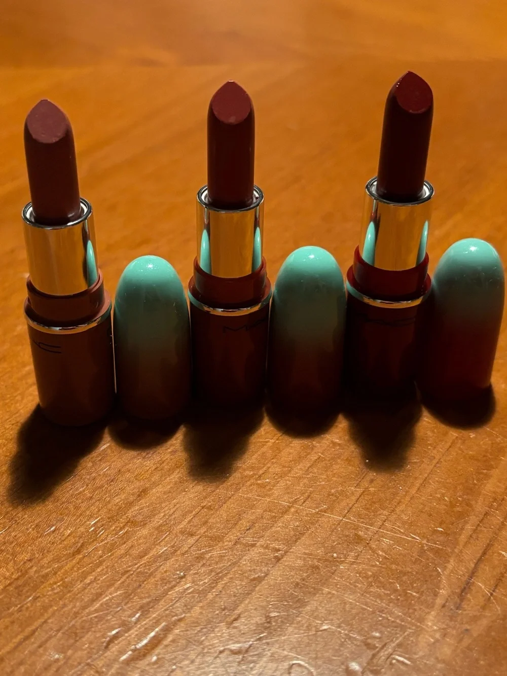 MAC Cosmetics Wildest Gleams Mini Lustreglass Classic Lip Trio